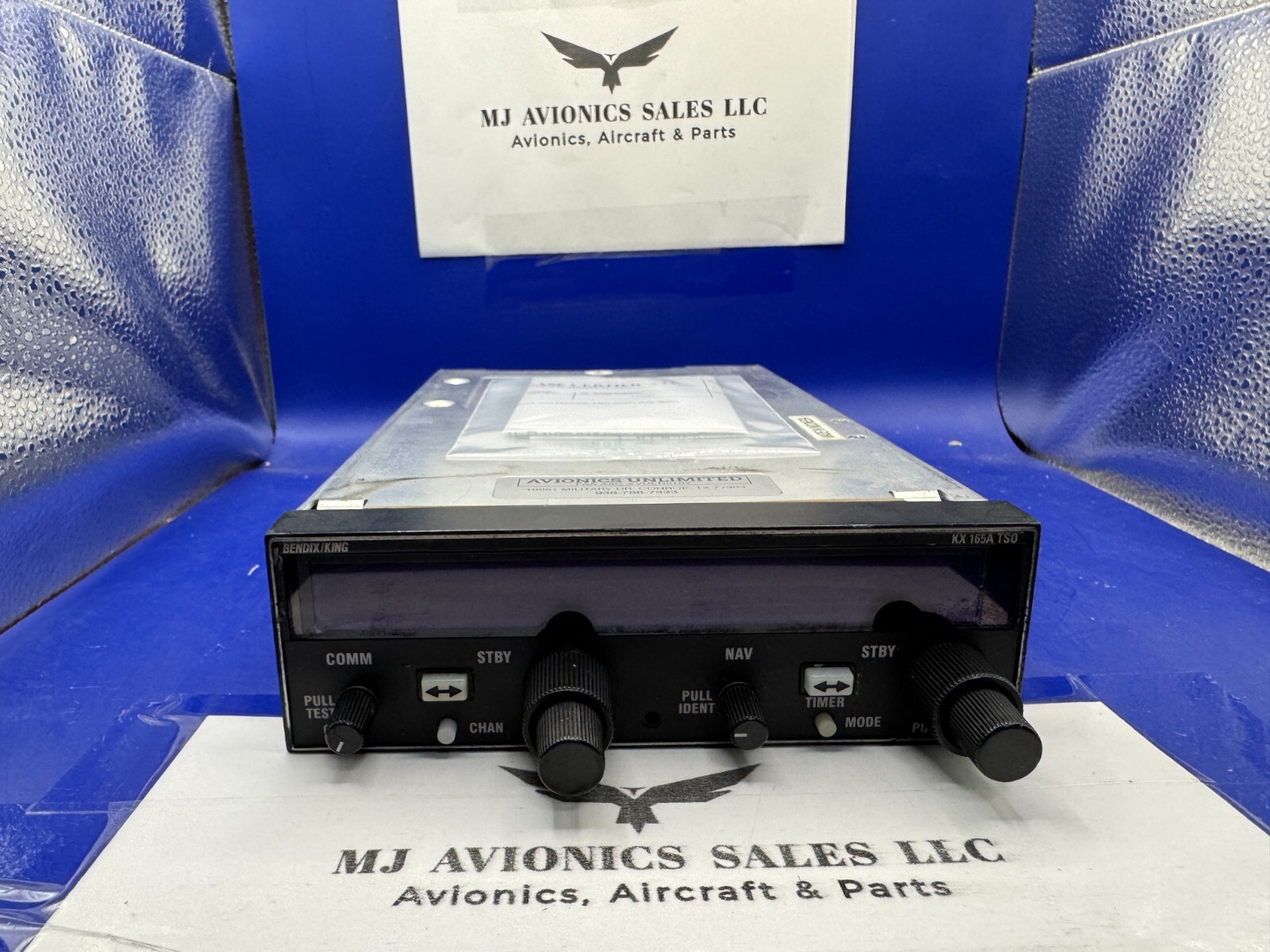 BENDIX/KING KX 165A 28 VDC P/N 069-01033-0201 WITH GLIDESLOPE WITH FAA FORM 8130