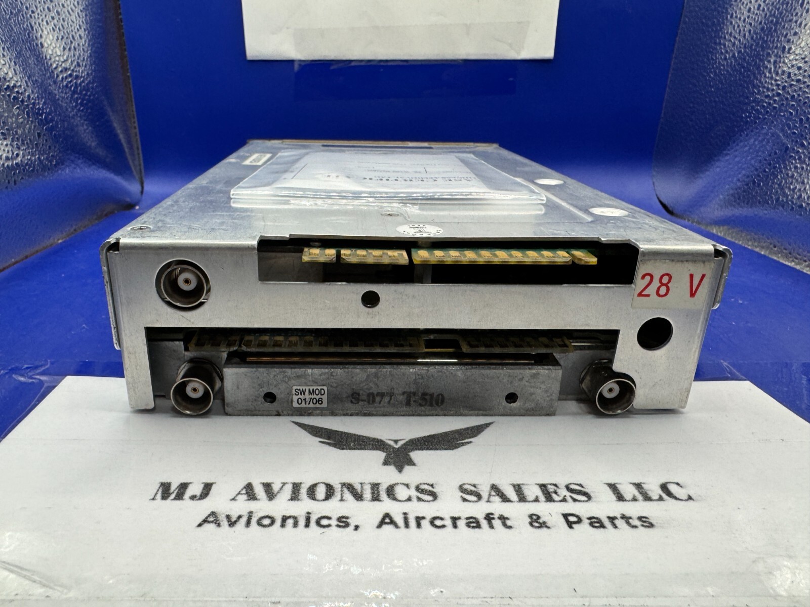 BENDIX/KING KX 165A 28 VDC P/N 069-01033-0201 WITH GLIDESLOPE WITH FAA FORM 8130