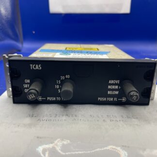 BENDIX/KING CP 66B TCAS CONTROL PANEL P/N 071-01568-0201 WITH SERVICEABLE YELLOW