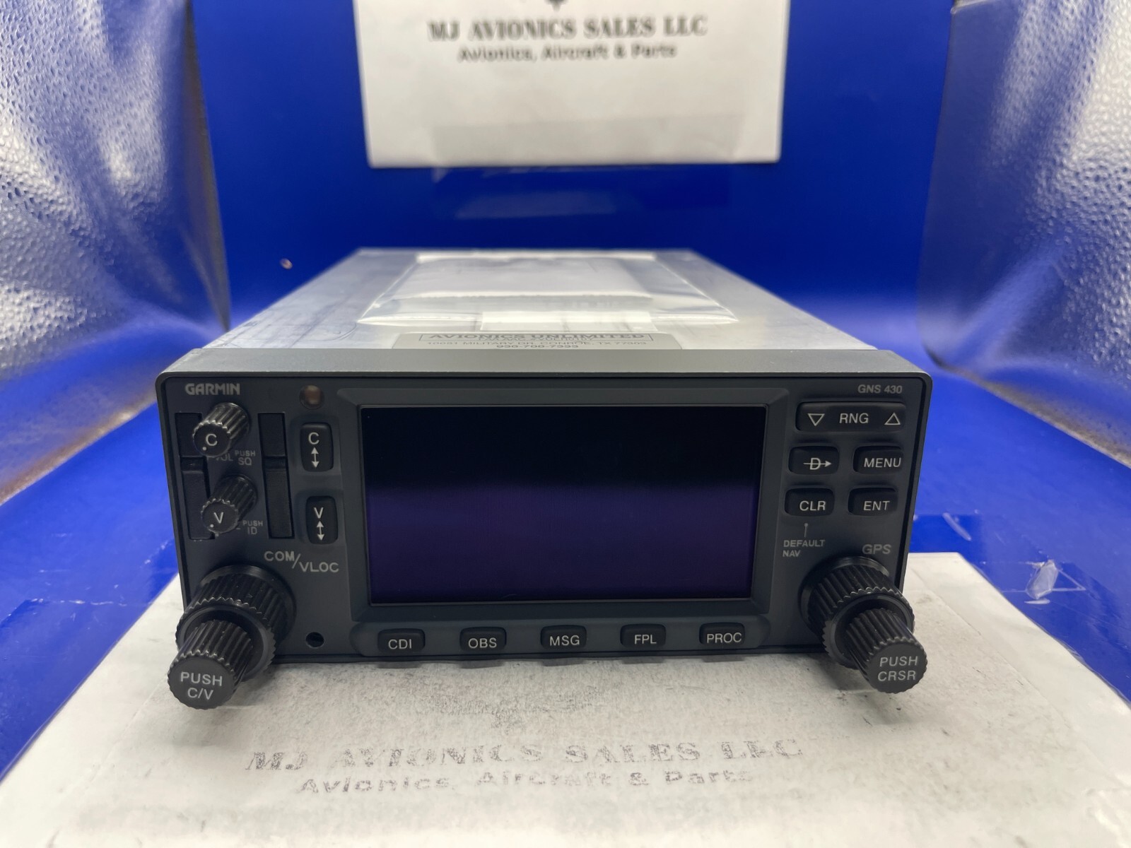 GARMIN GNS 430AW WAAS GPS/NAV/COMM 28 VDC P/N 011-01061-50 WITH FAA FORM 8130