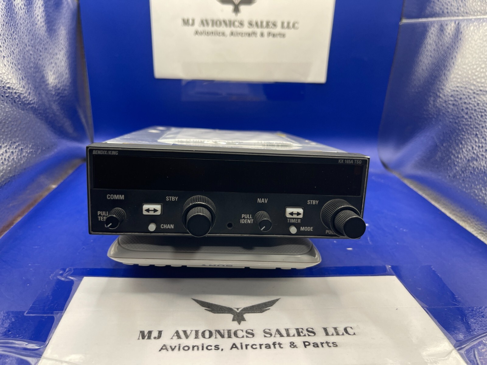 BENDIX/KING KX 165A 28 VDC P/N 069-01033-0201 WITH GLIDESLOPE WITH FAA FORM 8130