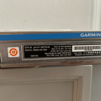 GARMIN GTX 33ES MODE S TRANSPONDER P/N 011-00779-30 FRESH FORM FAA 8130-3