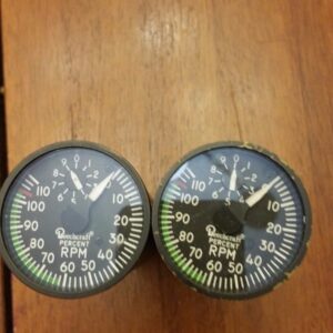 BEECHCRAFT PERCENT RPM TACHOMETER INDICATOR P/N 101-384159-7