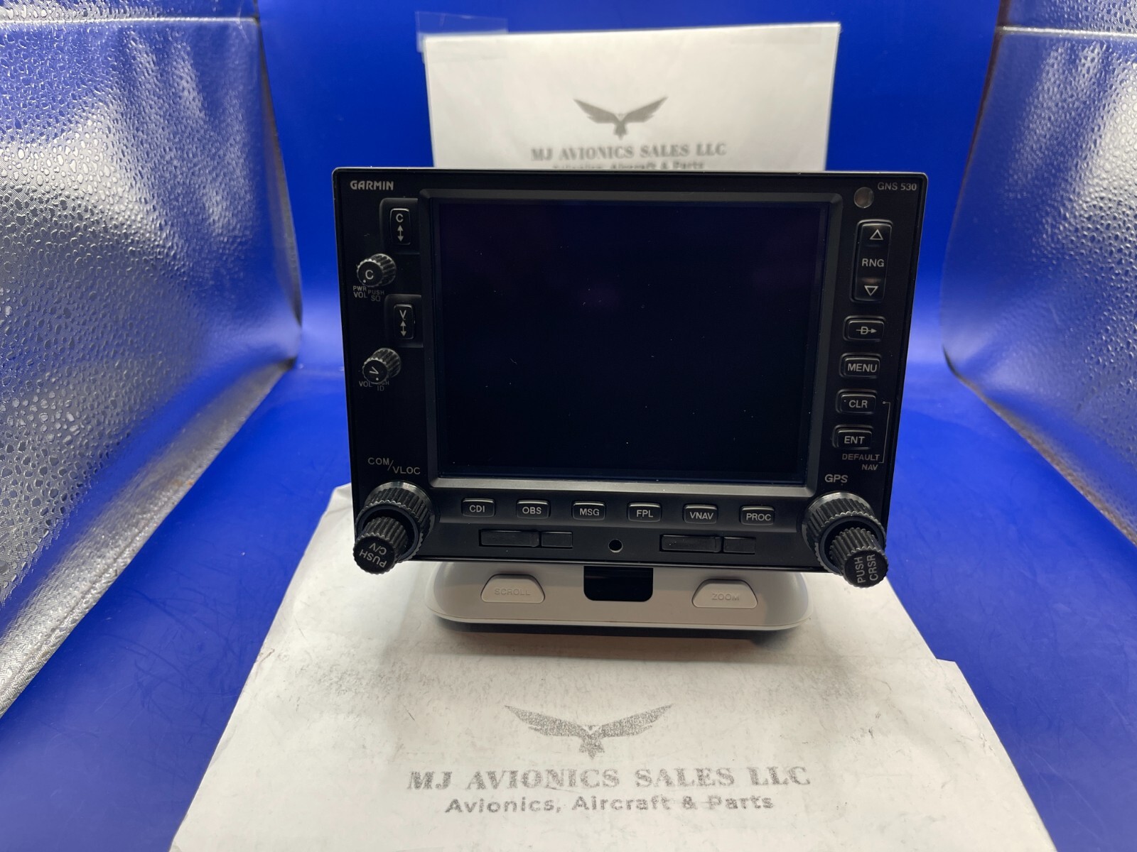 GARMIN GNS 530W WAAS GPS/NAV/COMM 14/28 VDC P/N 011-01064-40 WITH FAA FORM 8130