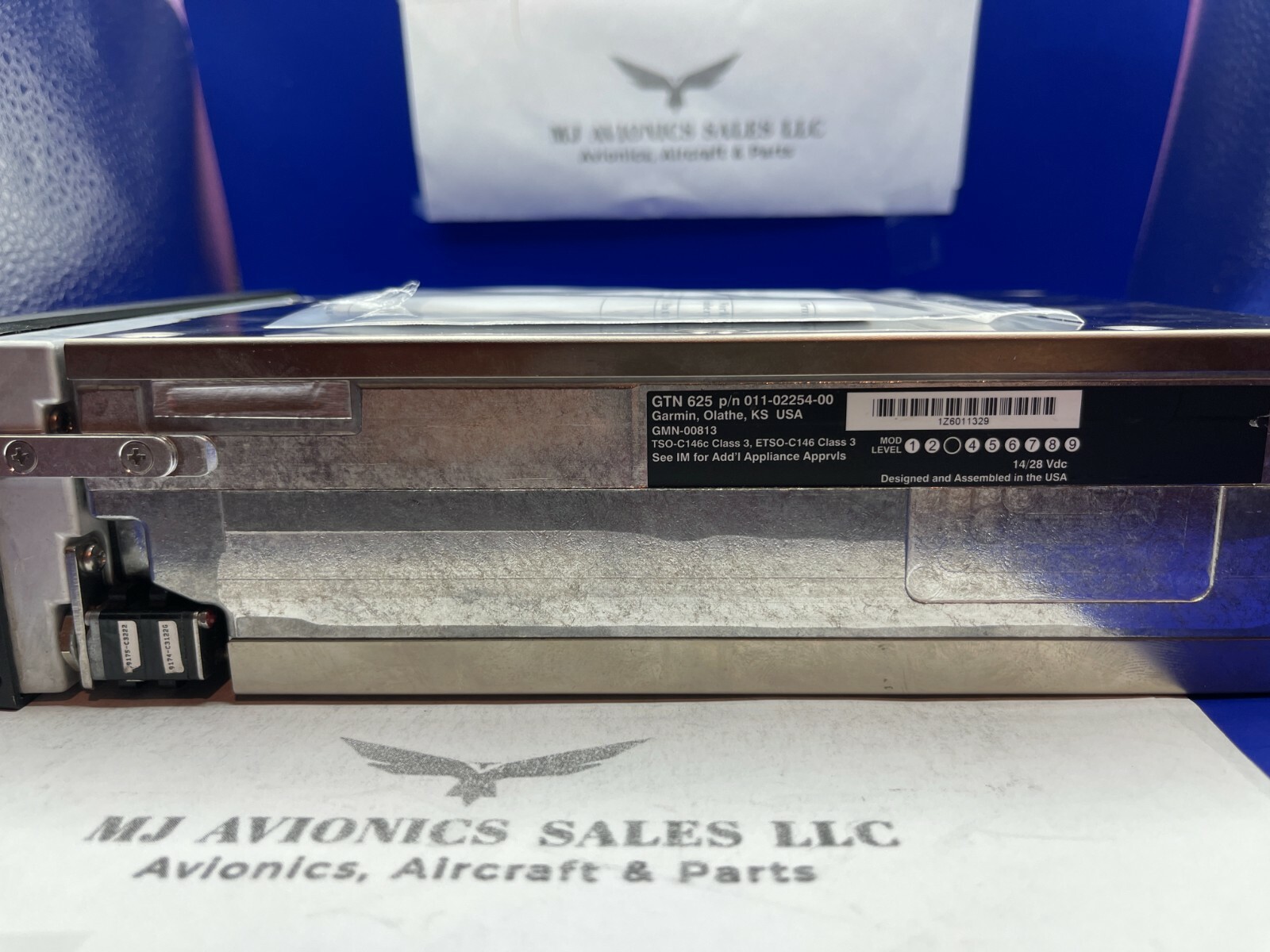 GARMIN GTN 625 WAAS GPS 14/28 VDC P/N 011-02254-00 WITH FAA FORM 8130-3