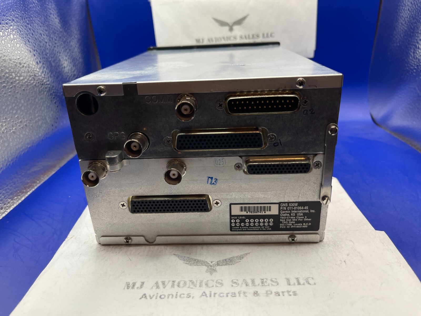 GARMIN GNS 530W WAAS GPS/NAV/COMM 28 VDC P/N 011-01064-45 WITH FAA FORM 8130