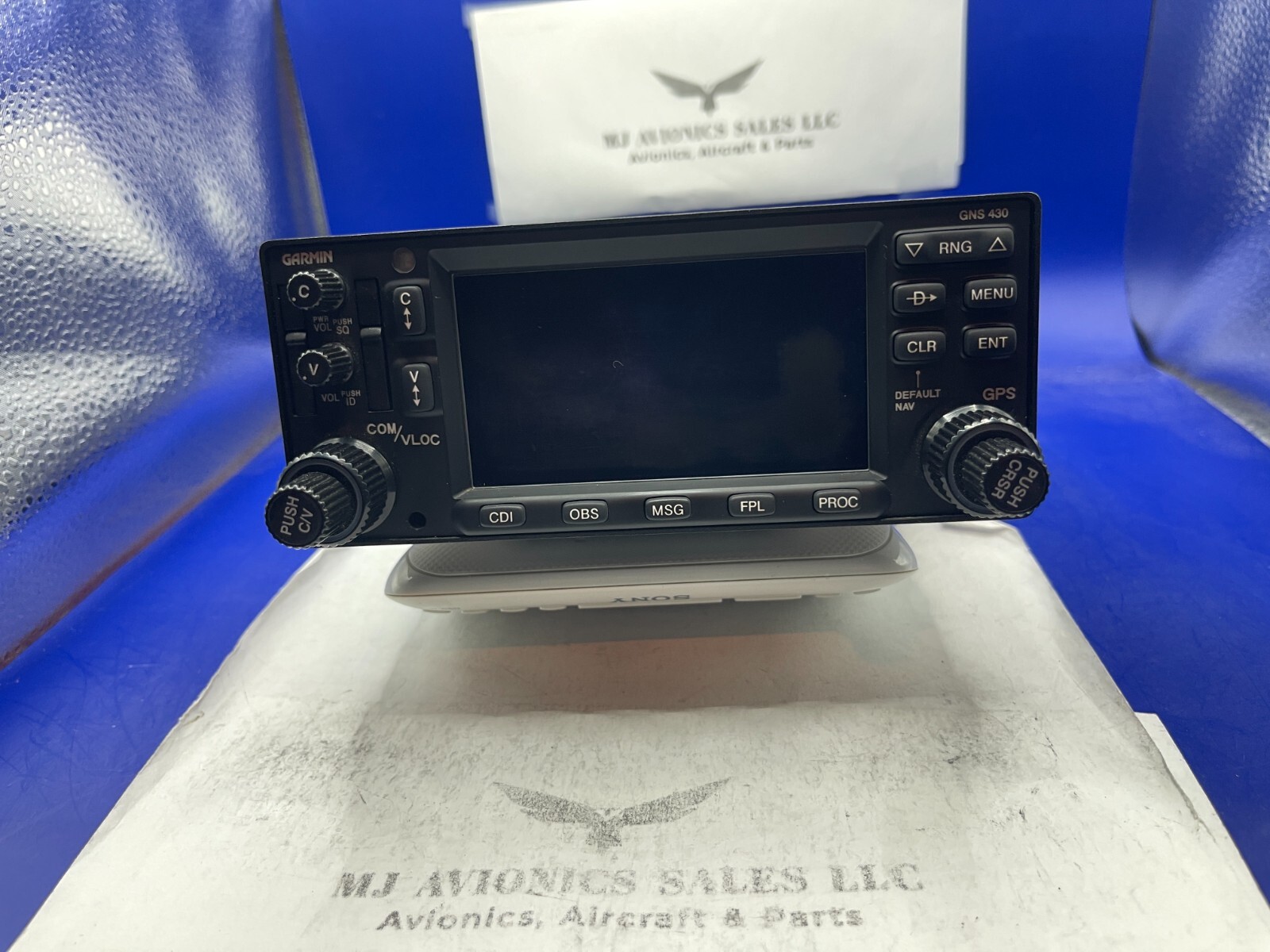GARMIN GNS 430W WAAS GPS/NAV/COMM 14/28 VDC P/N 011-01060-00 WITH FAA FORM 8130
