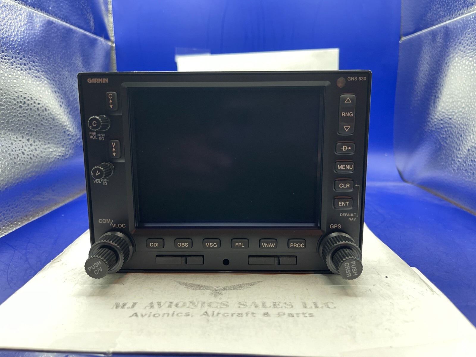 GARMIN GNS 530W WAAS GPS/NAV/COMM 14/28 VDC P/N 011-01064-45 WITH FAA FORM 8130