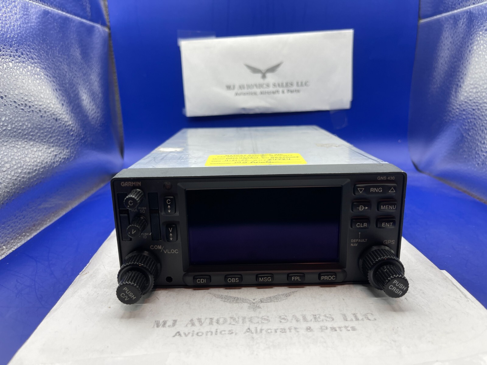 GARMIN GNS 430AW WAAS GPS/NAV/COMM 28 VDC P/N 011-01061-50 WITH FAA FORM 8130