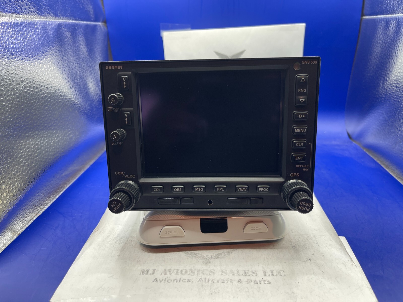 GARMIN GNS 530W WAAS GPS/NAV/COMM 14/28 VDC P/N 011-01064-40 WITH FAA FORM 8130