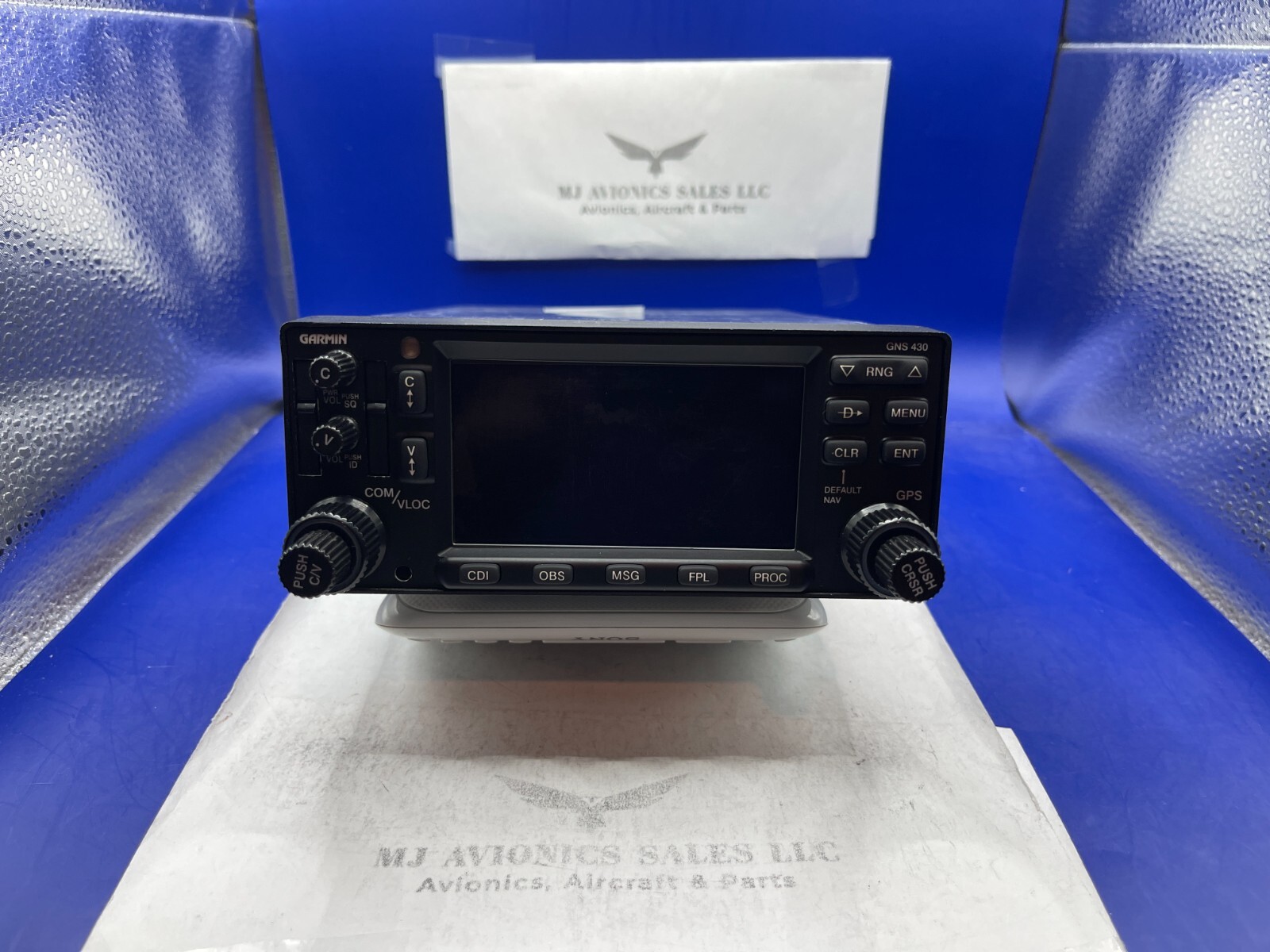 GARMIN GNS 430W WAAS GPS/NAV/COMM 14/28 VDC P/N 011-01060-40 WITH FAA FORM 8130
