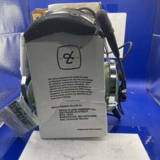 DAVID CLARK H10-60 HEADSET - DUAL GA PLUGS - STRAIGHT CORD