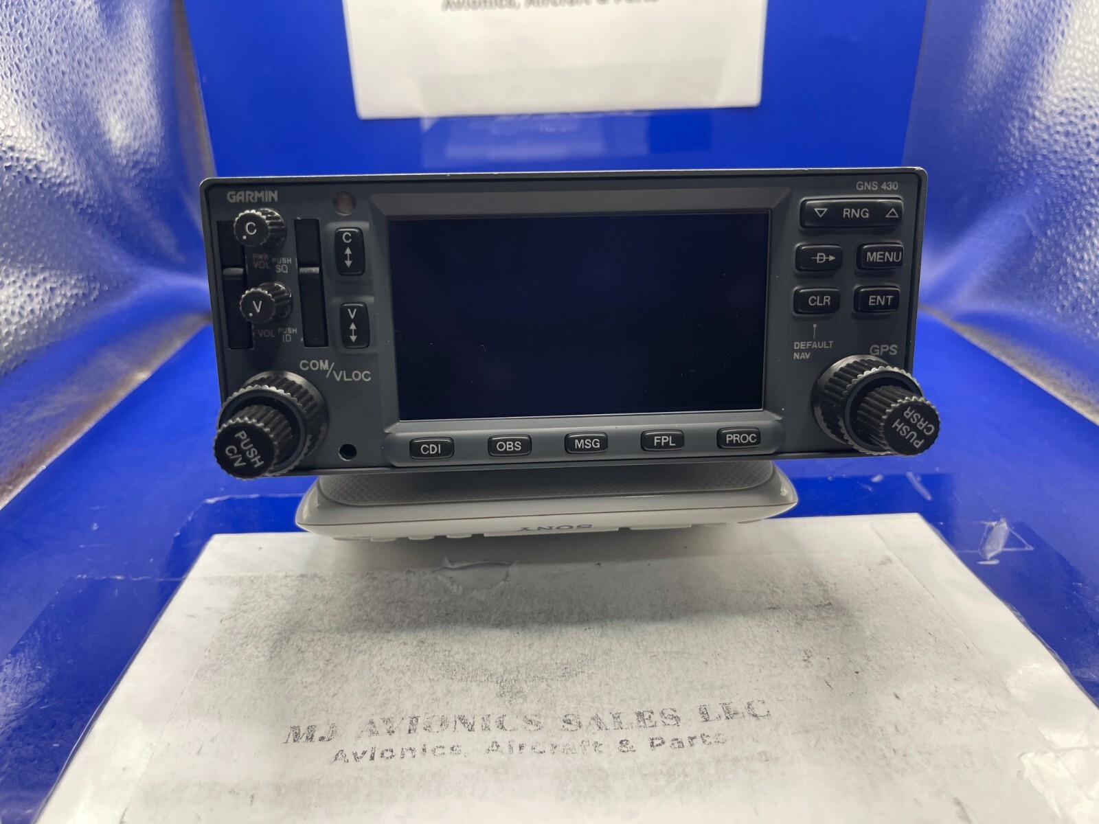 GARMIN GNS 430W WAAS GPS/NAV/COMM 14/28 VDC P/N 011-01060-50 WITH FAA FORM 8130
