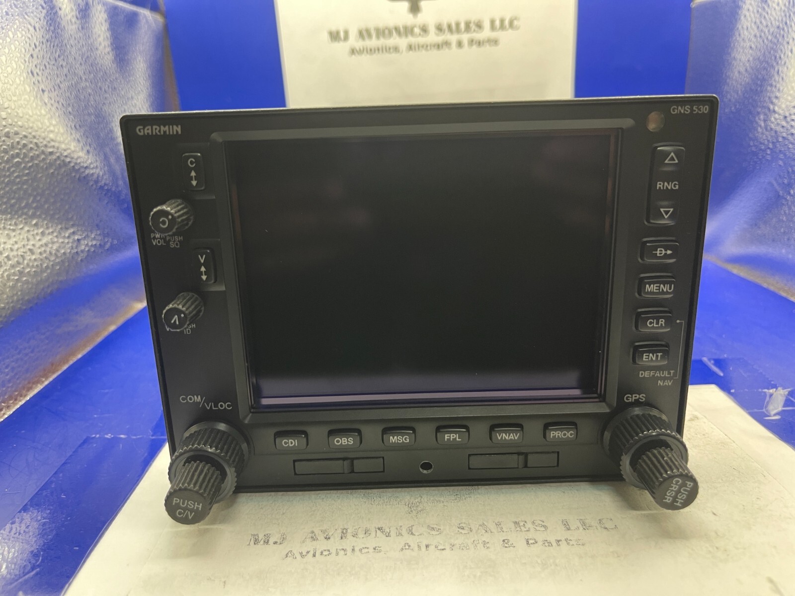 GARMIN GNS 530W WAAS GPS/NAV/COMM 14/28 VDC P/N 011-01064-40 WITH FAA FORM 8130