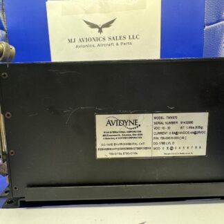 AVIDYNE TWX 670 P/N: 700-00033-000(00) LIGHTNING WEATHER DETECTION SYSTEM
