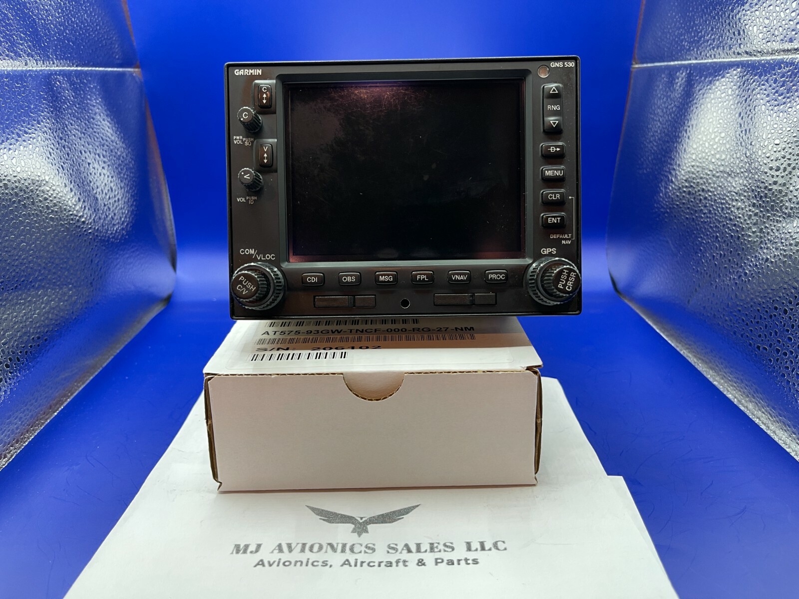 GARMIN GNS 530W WAAS GPS/NAV/COMM14/28 VDC P/N 011-01065-40 WITH TAWS FAA 8130-3