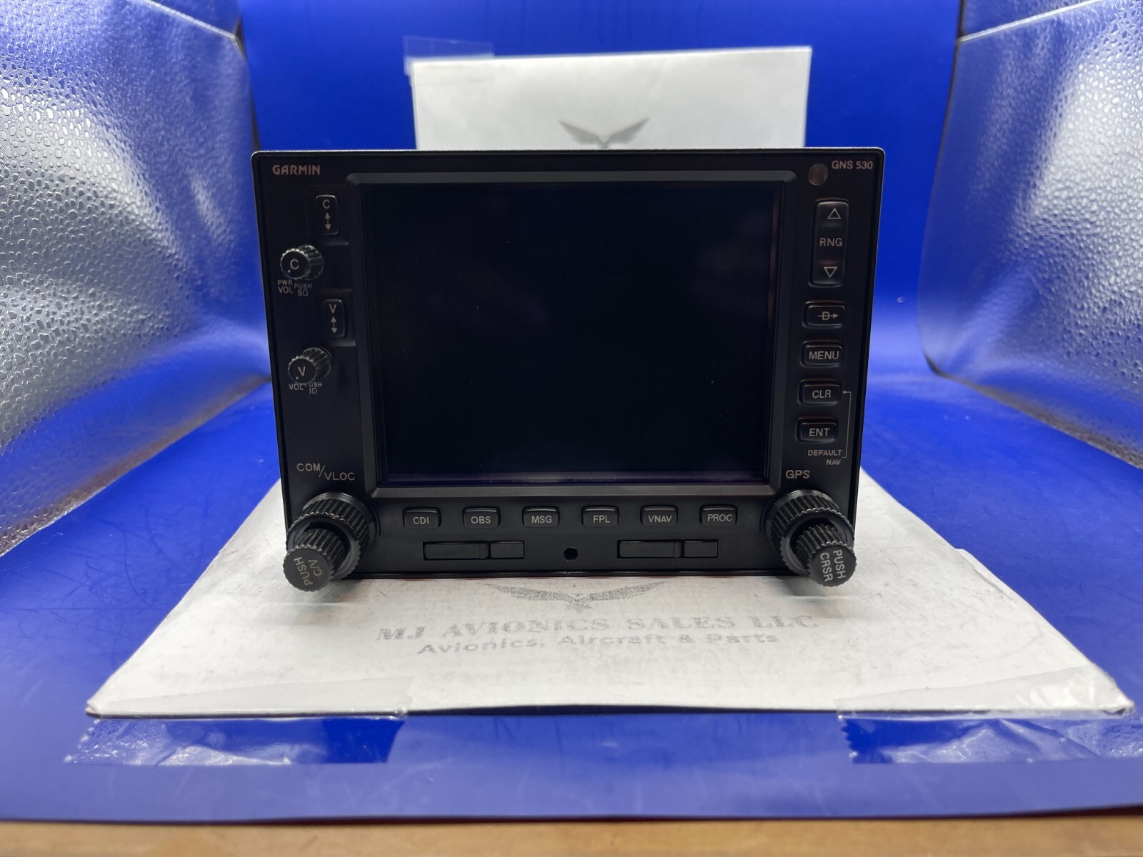 GARMIN GNS 530W WAAS GPS/NAV/COMM 14/28 VDC P/N 011-01064-40 WITH FAA FORM 8130