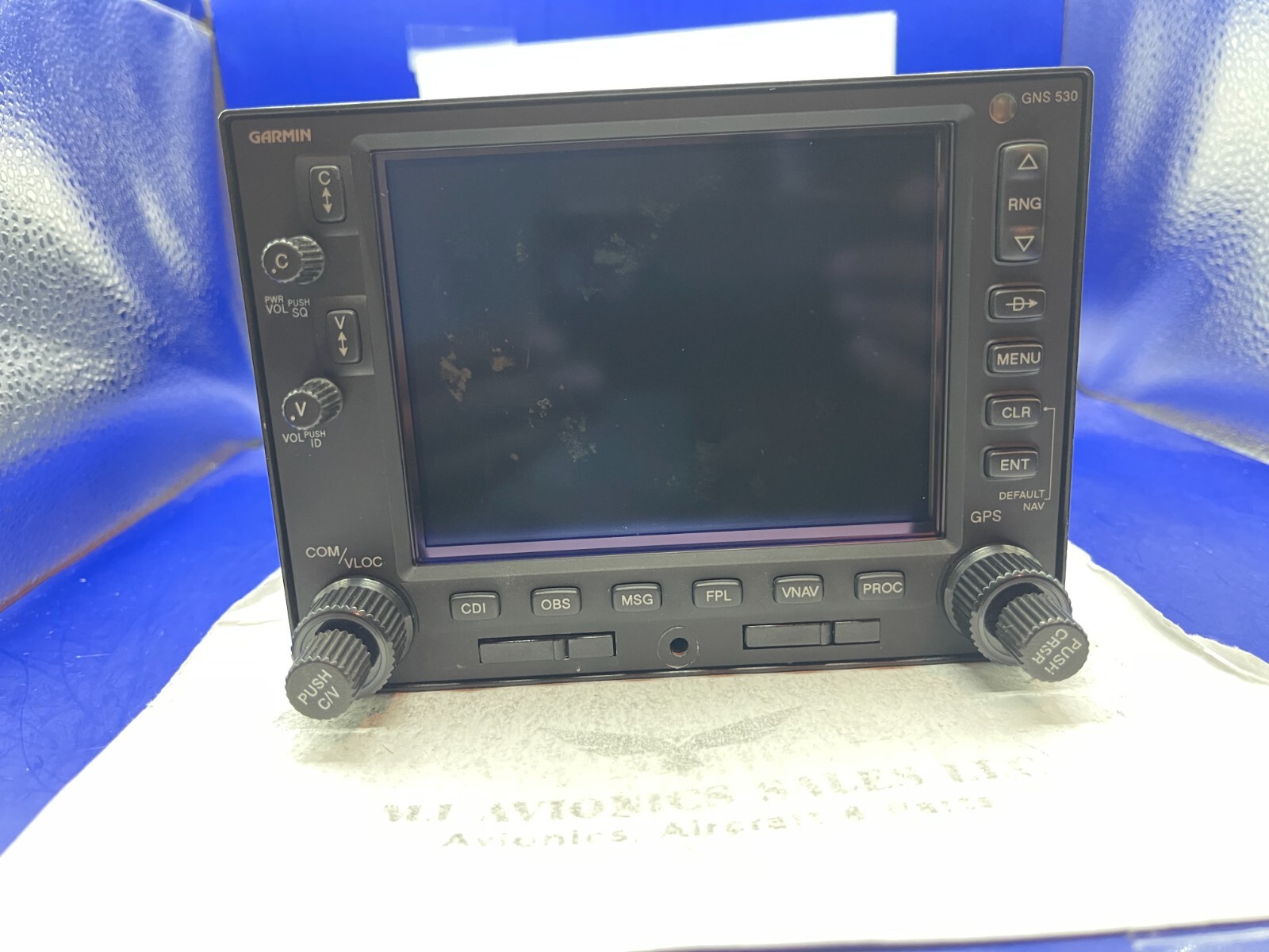 GARMIN GNS 530 NON WAAS GPS/NAV/COMM 28 VDC P/N 011-00550-00 FAA FORM 8130-3