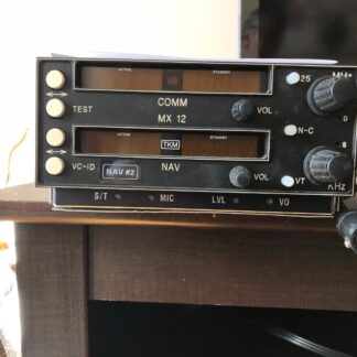 TKM MX12 NAV/COMM TRANSCEIVER 28 VDC P/N MX 12 WITH FAA FORM 8130-3