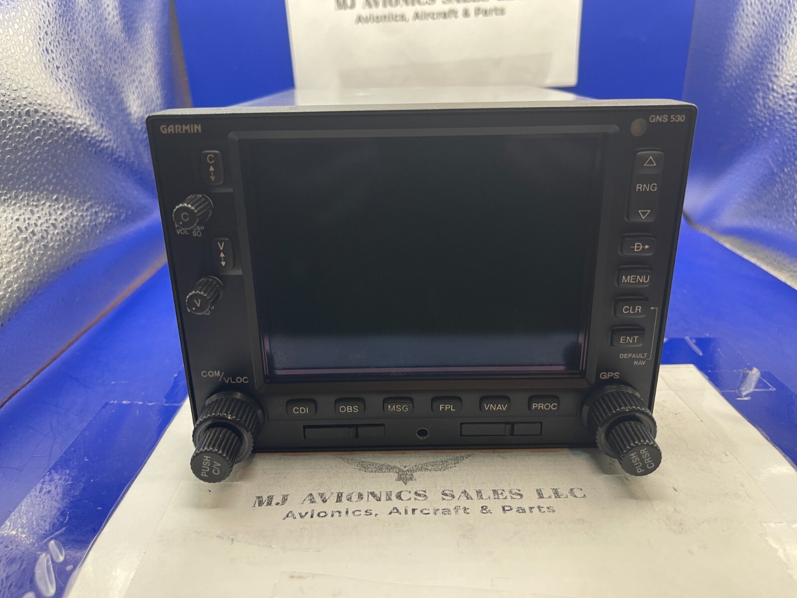 GARMIN GNS 530W WAAS GPS/NAV/COMM 14/28 VDC P/N 011-01064-00 WITH FAA FORM 8130