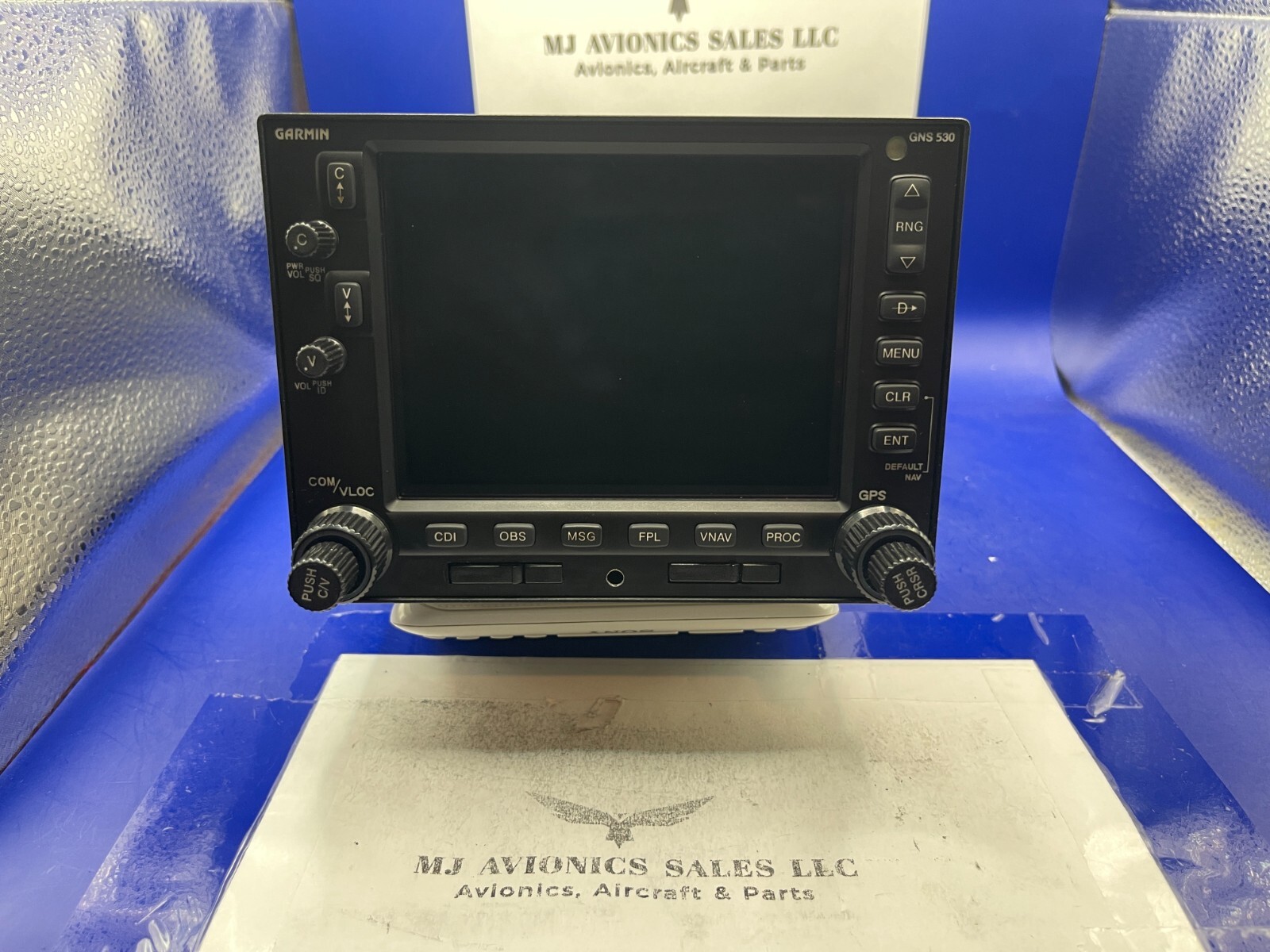 GARMIN GNS 530W WAAS GPS/NAV/COMM 14/28 VDC P/N 011-01064-00 WITH FAA FORM 8130