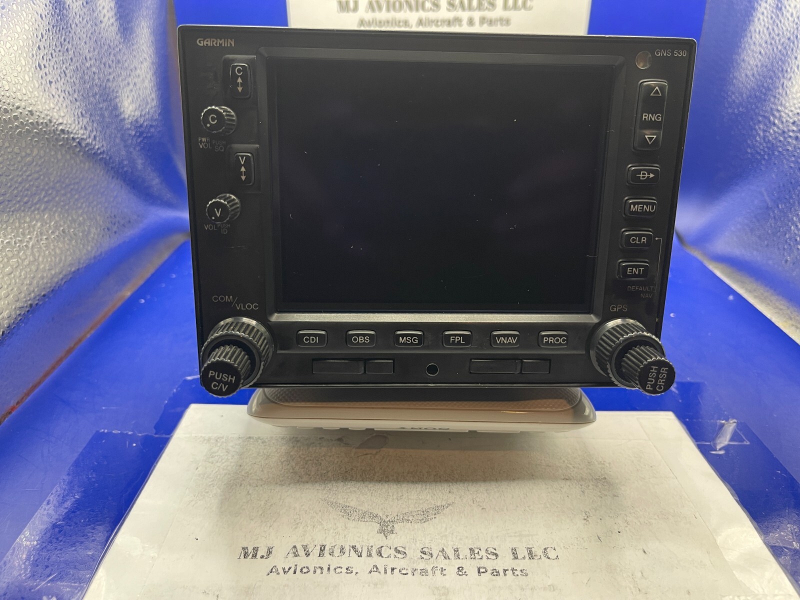 GARMIN GNS 530W WAAS GPS/NAV/COMM 14/28 VDC P/N 011-01064-00 WITH FAA FORM 8130