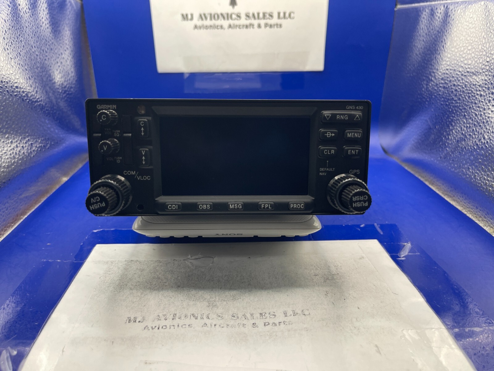 GARMIN GNS 430W WAAS GPS/NAV/COMM 28 VDC P/N 011-01060-45 WITH FAA FORM 8130-3
